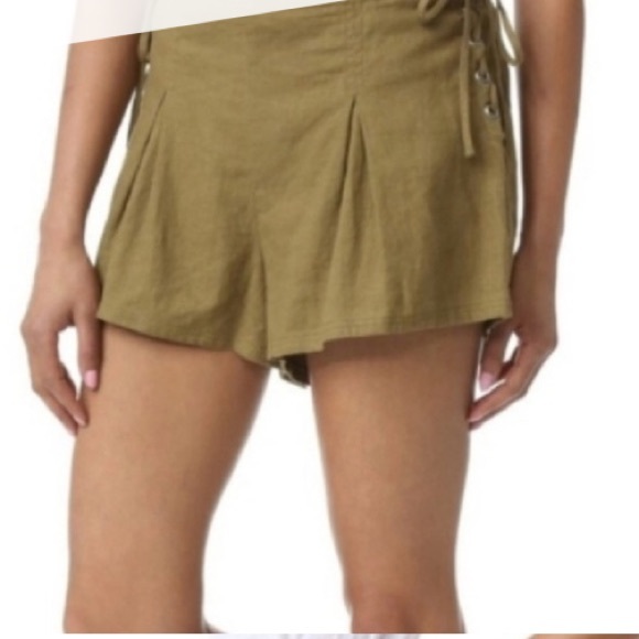 Free people army green shorts - Picture 1 of 2